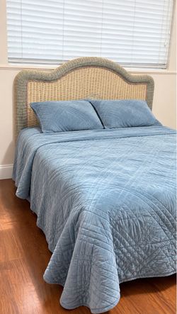 Coastal Cottage Wicker Bedroom Set or separate – Dresser, Headboard & Storage Chest