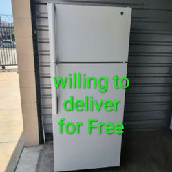General Electric Apartment Size  Refrigerator(size 28 " W 67" H