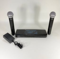 Shure BLX288/PG58 H9 Wireless Dual Vocal System with 2xPG58 Handheld Transmitter