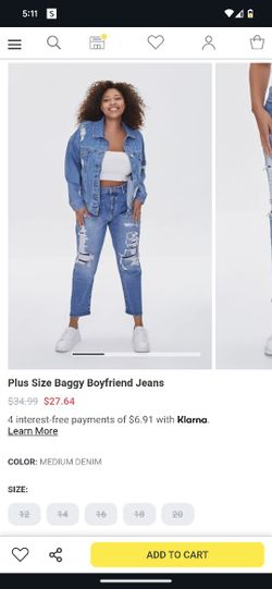 New Forever 21 Jeans Size 18