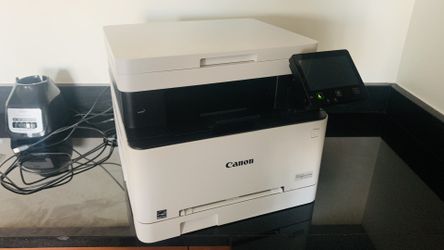 Canon Printer With Touch Screen Tab Attached 