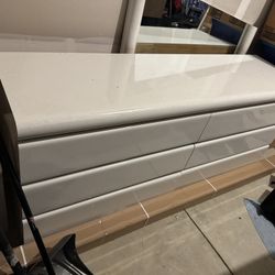 Contemporary Custom Made Dresser And Mirror