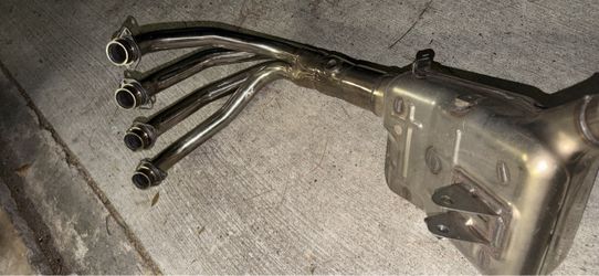 Motorcycle 4-into-1 Exhaust Header System