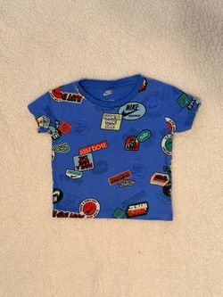 Nike Kids Just Do It  T-Shirt Blue