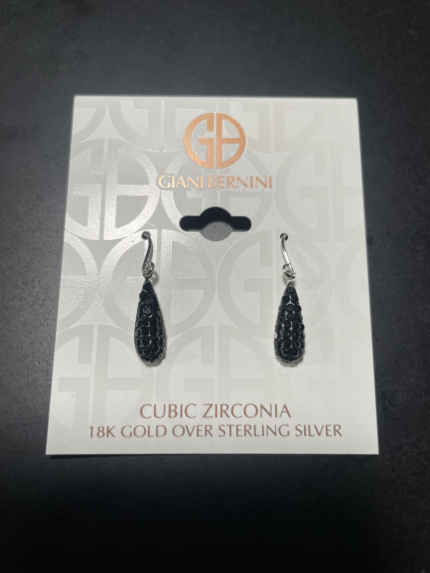 Giani Bernini 18k Gold-Plated Sterling Silver Cubic Zirconia Earrings