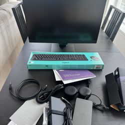 Monitor & Desktop (Never Used)