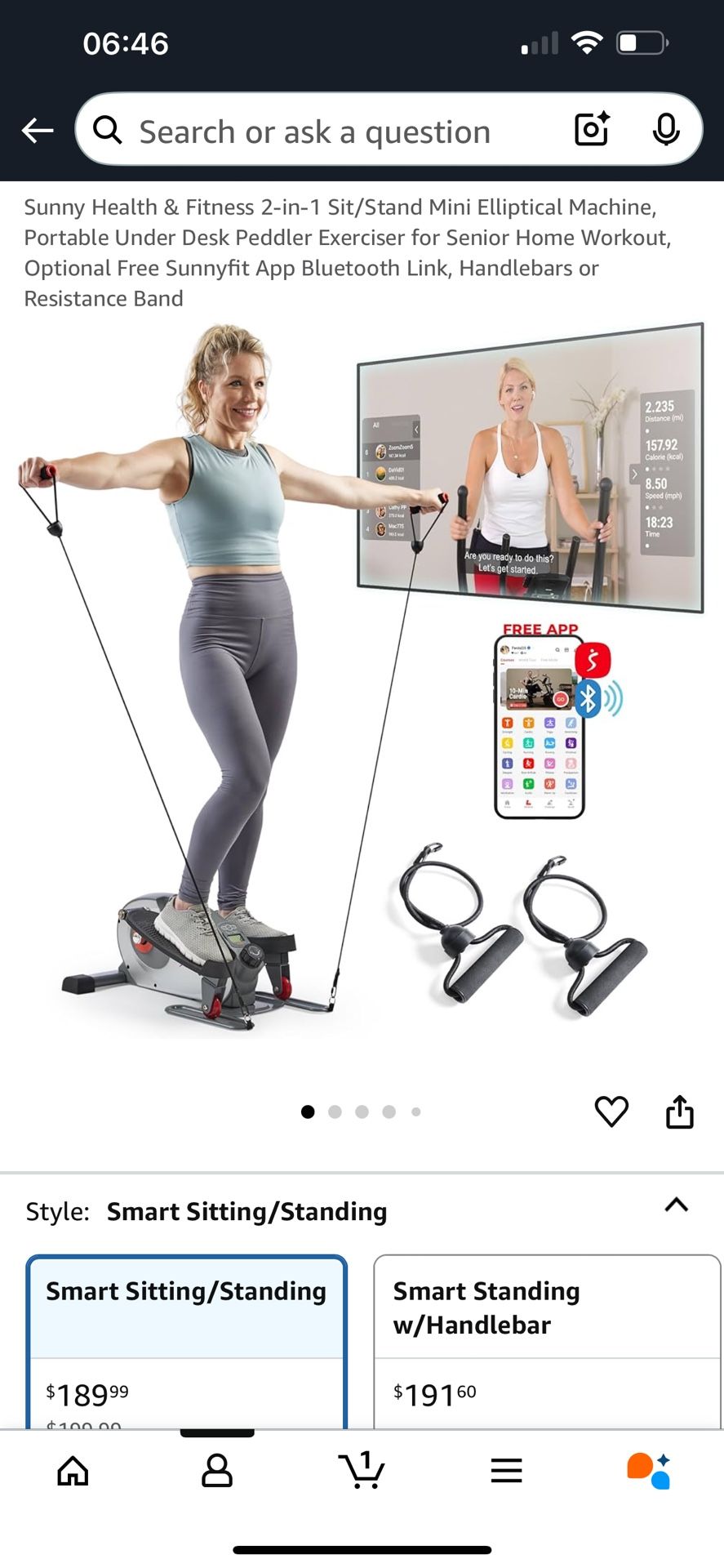 Mini Elliptical Machine Step Workout