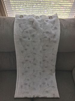 10 sets of off white living room sheer curtians