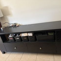 Black TV stand For TVs Up To 65”
