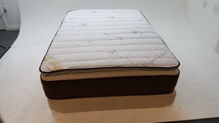 Serenity Jumbo Pillow Top Mattress and Boxspring