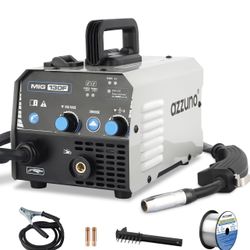 MIG Welder,Flux Core Welder Machine 110V 130Amp, Gasless MIG Welding Machine IGBT Inverter Welder Portable Wire Feed Welder (110V)