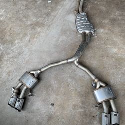 AUDI S5 B9 Sportback EXHAUST MUFFLER  PIPE RESTAURANTEUR ~ 6K! ~ OEM