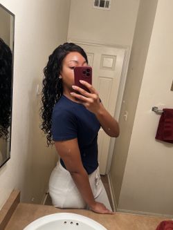 18 inch side part curly wig