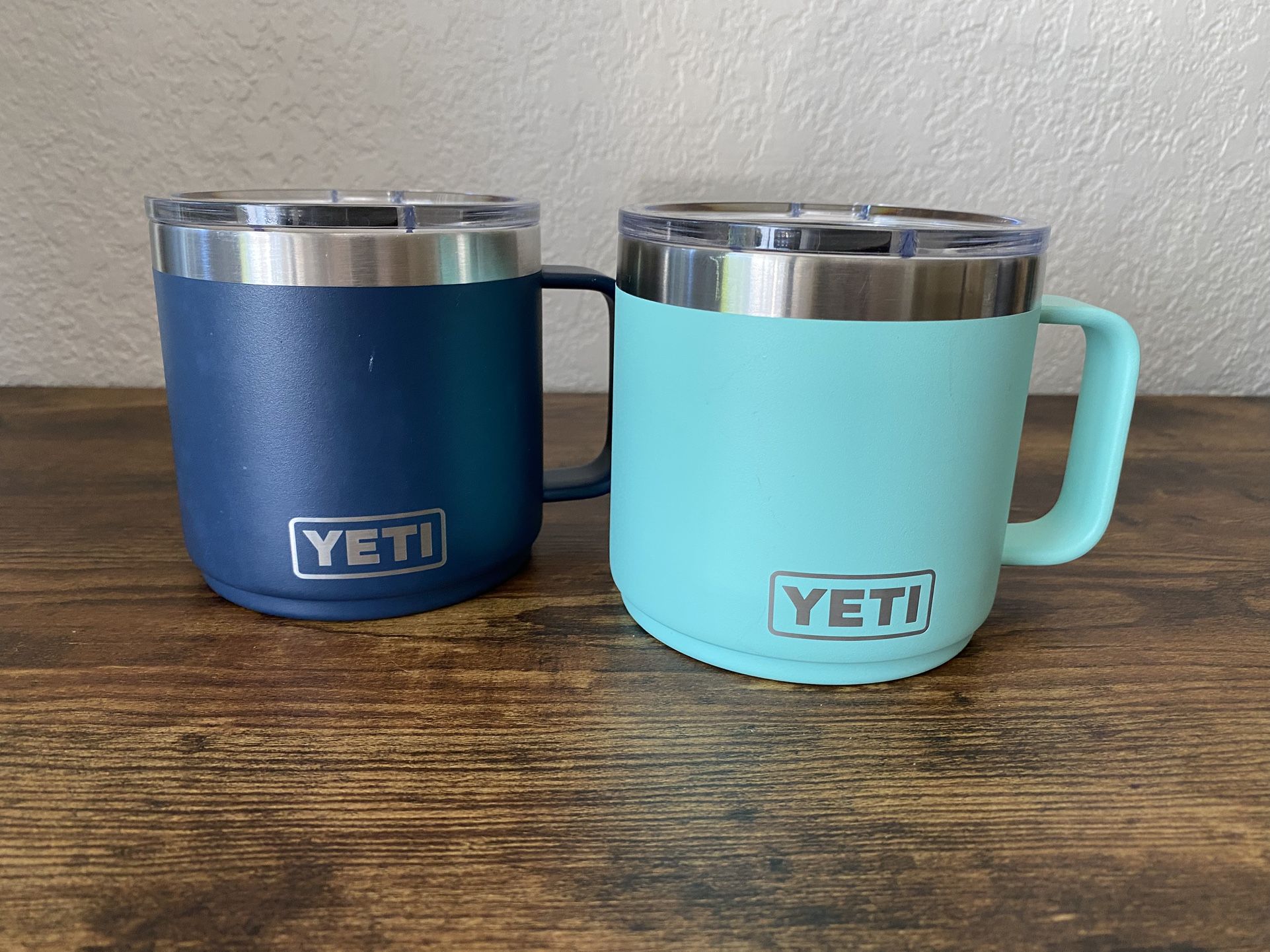 2 Yeti Rambler 14oz Stackable Mugs