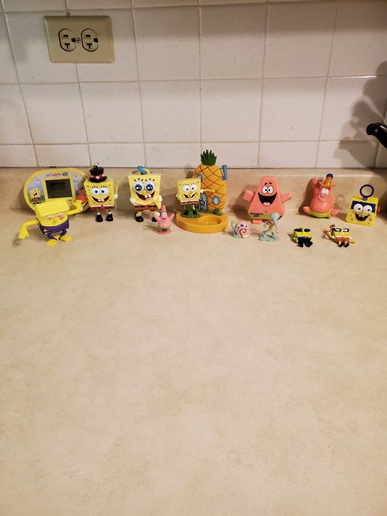 Spongebob toy lot