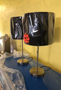 Table lamp set black