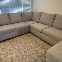 Large Sectional Couch with Chaise Lounge 140”x120”