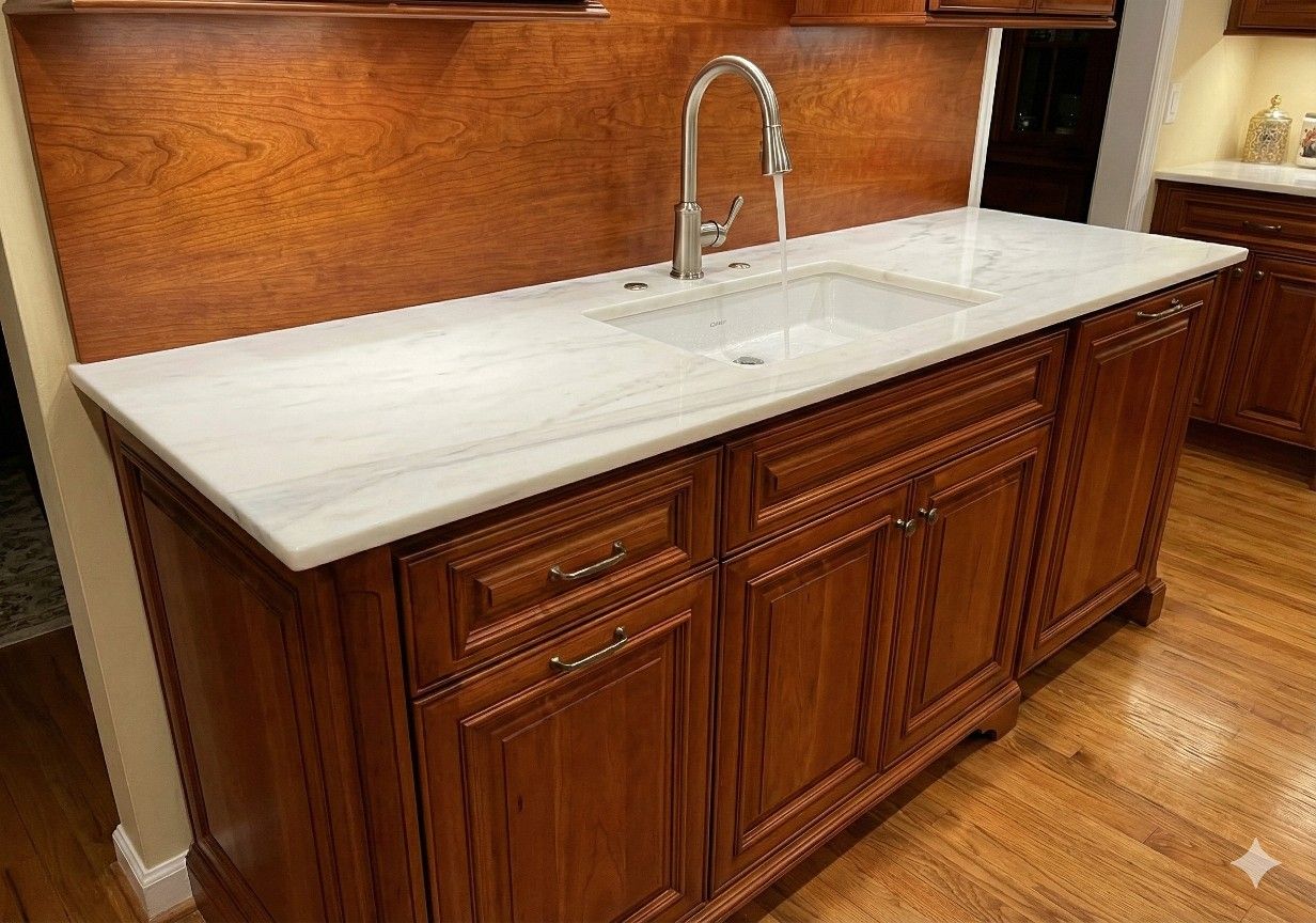 Kitchen Marble Top Sink / Bathroom Vanity