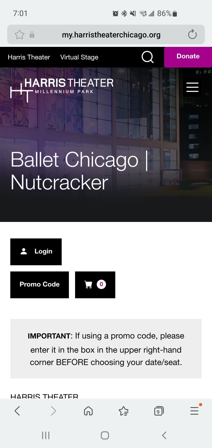  Nutcracker- 6 Tickets-for Dec. 21st At 5pm
