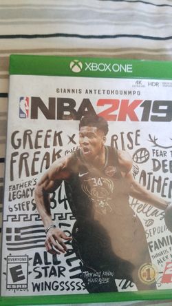 Xbox one 2k19