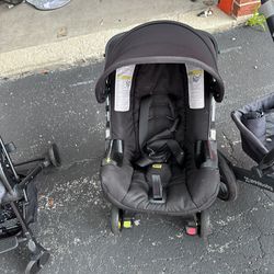 Dona New Born Car Seat&stroller 2 In One Coming With Extra Stroller 