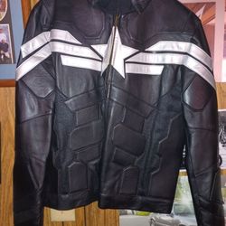 Leather Jacket Captain America 