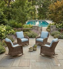 For peace patio rocking chair set outdoor patio furniture set patio furniture ☑️🆕✅