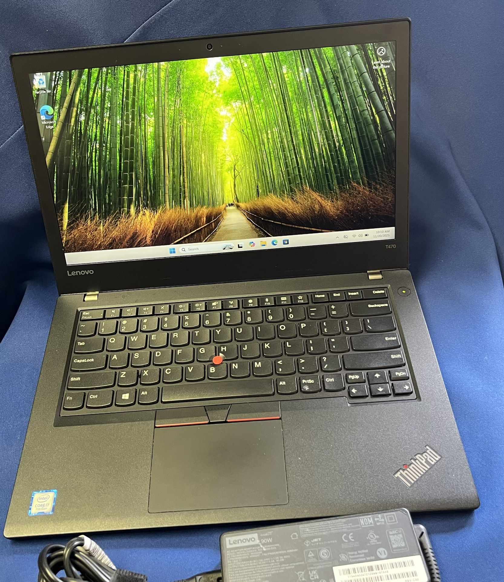 Lenovo ThinkPad T470 Core i7 2.8 GHz - 16GB RAM- 256 Gb - Windows 11 Pro