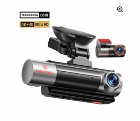 🚗 TERUNSOUL  - 3‑Channel 4K Dash Cam System
