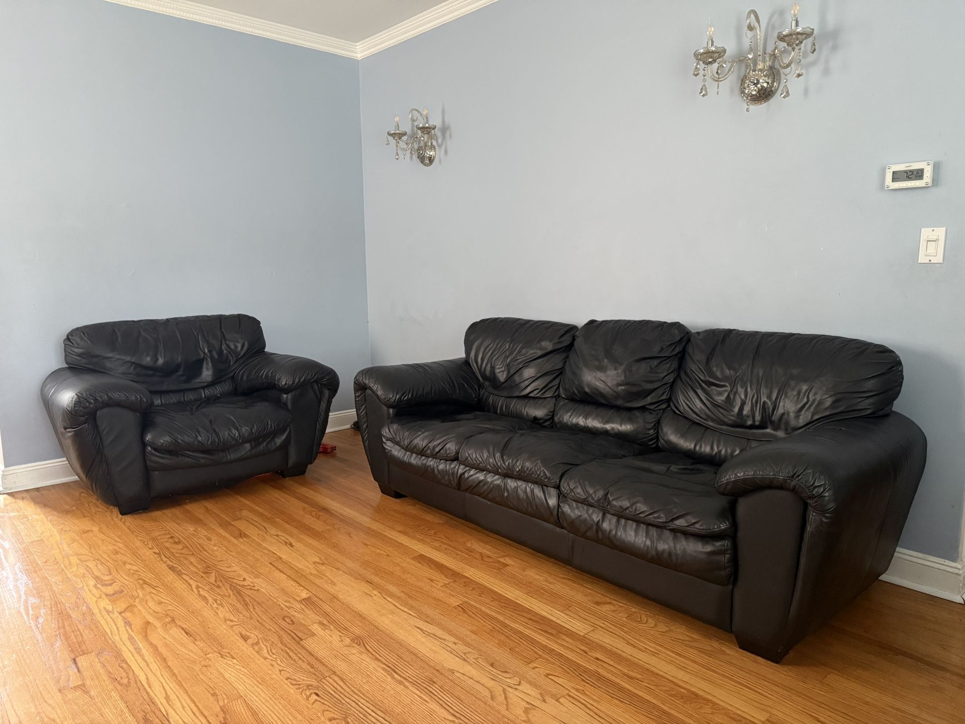 Leather Couch Set