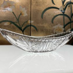 Crystal Spoon Dish  L10.5”xD4”xH3”