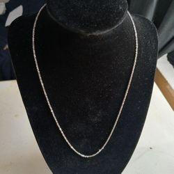 925 Silver Twisted Rock Necklace