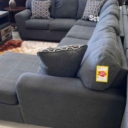 Brand New Ashley Ambee Slate Sectional Oversized 