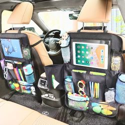 Messy Car? Roadtrip? High Quality Backseat Organizer for Kids! 
