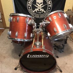 Vintage 5 Piece Ludwig Drum Kit