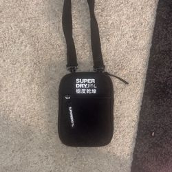 Superdry Black Satchel (Messenger Bag) 