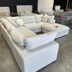 Modular “Cloud” Sectional Sofa Couch with Ottoman for Living Room— FREE DELIVERY
