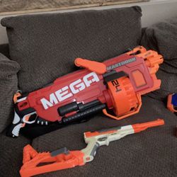Nerf Guns. 