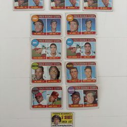1969 Topps Mickey Mantle checklist/team rookie stars
