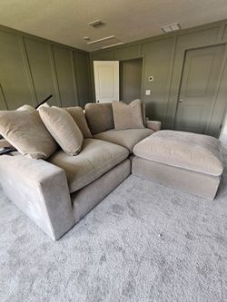 NEW 3 pc sofa set ottoman included
