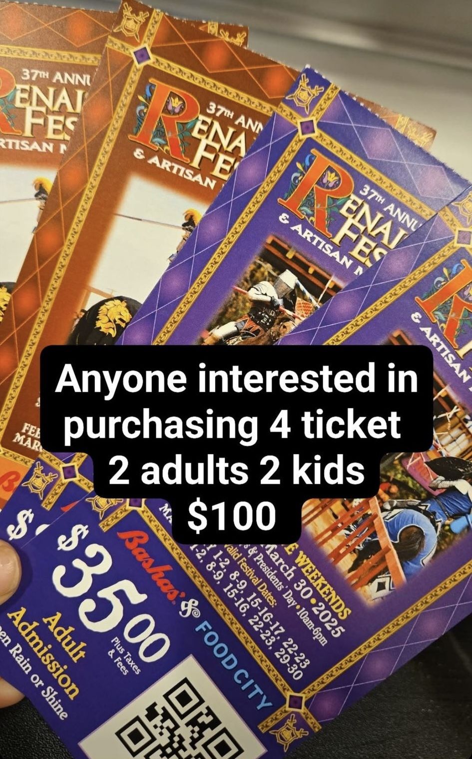 Renaissance Tickets.