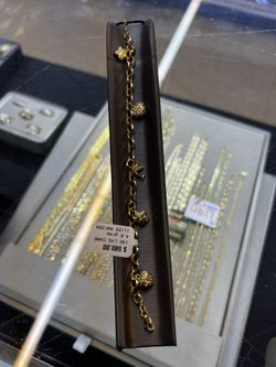 14k Charm Bracelet 