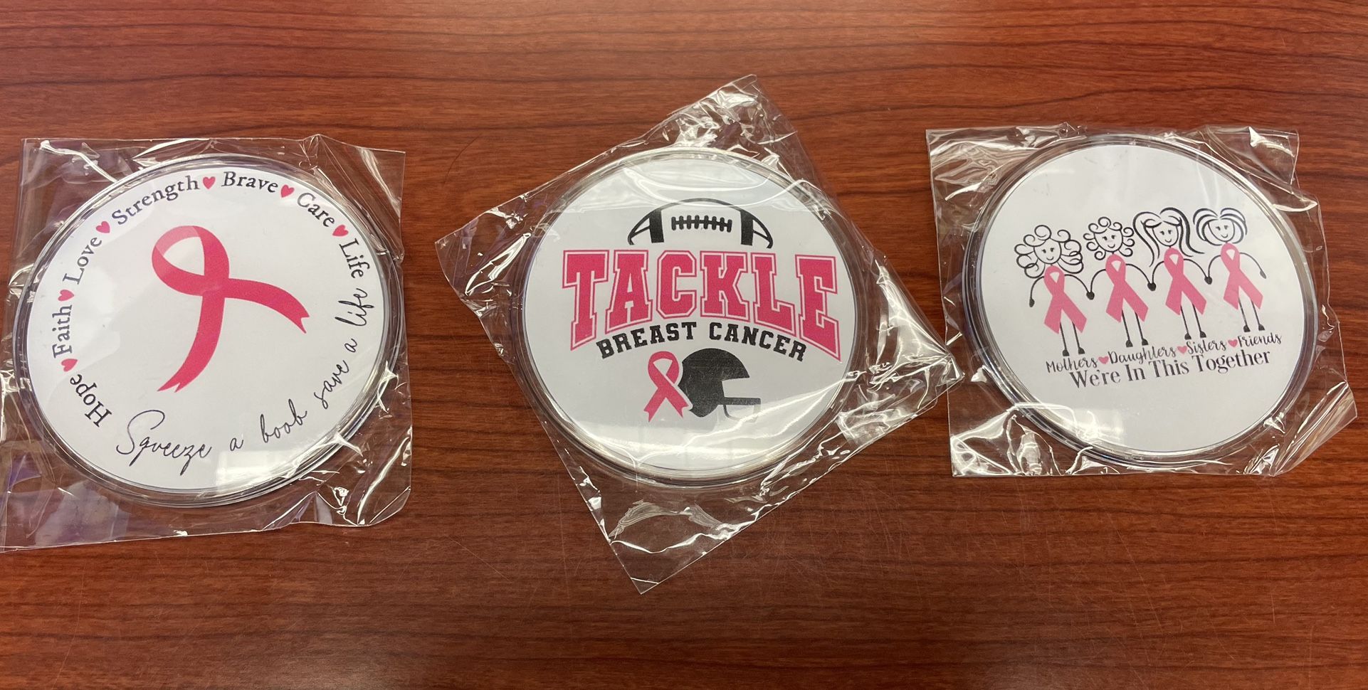 Breast Cancer Awareness Buttons
