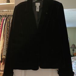 Emma James New Women’s Black Velvet Jacket