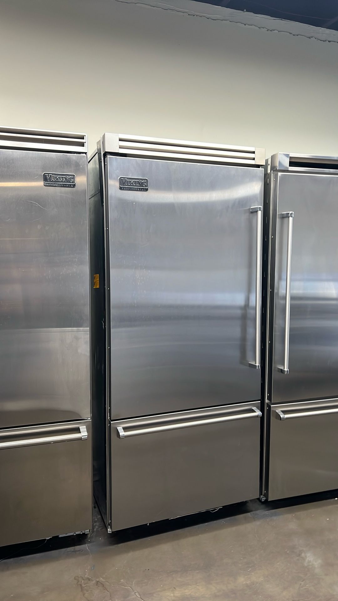 Viking 36”Wide Built In Stainless Steel Bottom Freezer Refrigerator
