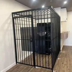 ironworks  Fence. (Metal framing)