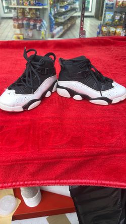 Jordan 6 Rings Black White Sneakers