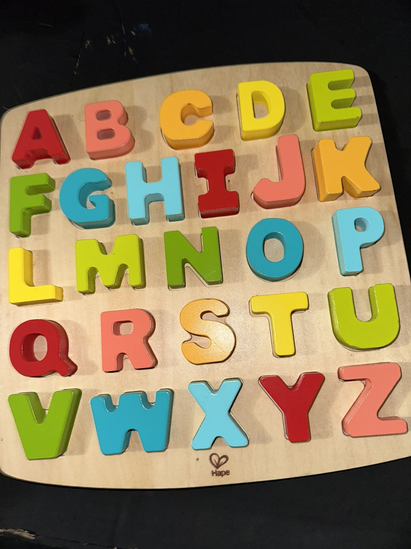 Hape Wood Alphabet Puzzle 