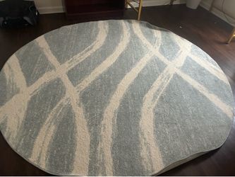 8” round area rug