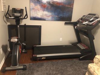 Treadmill and exercise bike $135